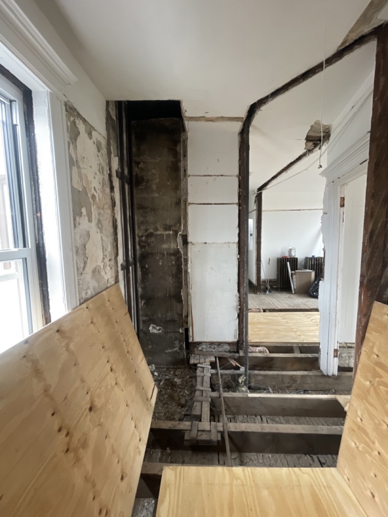 Demolition and prep — 3